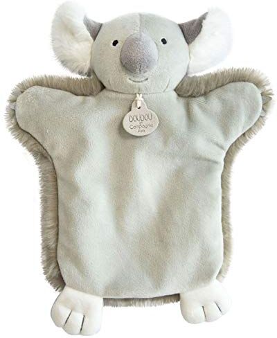 Doudou et Compagnie Doudou Marionetta a mano Koala 25 cm Grigio/Bianco