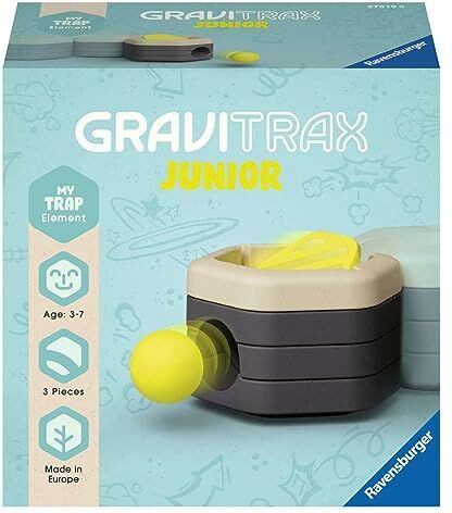 Ravensburger GraviTrax Junior Trap Espansione per pista GraviTrax Junior Gioco Innovativo Ed Educativo Stem, a partire dai 3 anni