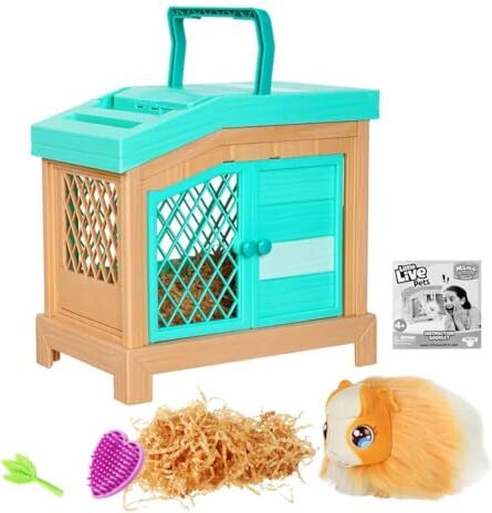 Giochi Preziosi Live Pets, Mommy To Be Playset, Peluche Interattivo Porcellino D'India con 3 Cuccioli e Accessori, Oltre 20 Suoni e Interazioni, Giocattoli Bambina 4 Anni +