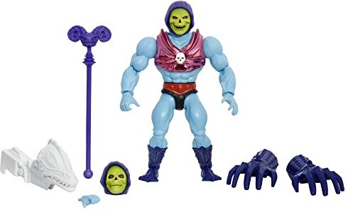 Masters of the Universe Origins Skeletor Artigli del Male Action Figure Da Collezione 16 Articolazioni 14 Cm Regalo Bambini 6+ Anni e Adulti