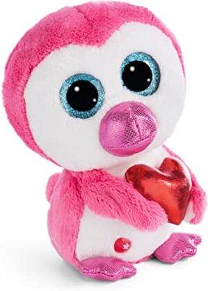 NICI Pinguino GLUBSCHIS Bluma 15cm Rosa-Simpatico Peluche sostenibile con Imbottitura Morbida per Giochi e Coccole, Perfetto Come Idea Regalo per Bambini e Adulti, Colore,