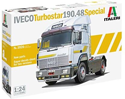 ITALERI 3926 IVECO TURBOSTAR 190.48 SPECIAL, scala 1:24, plastic model kit, modello in plastica da montare, modellismo, camion, Multicolore, adulti unisex