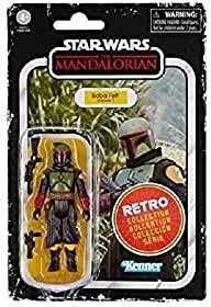 Star Wars Hasbro Retro Collection Boba Fett (Morak) Toy 9.5 cm-Scale The Mandalorian Collectible Action Figure, Toys Kids 4 And Up,Multicolore