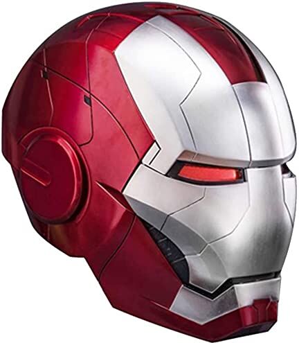 Tables Marvel Legends Series Casco Elettronico Iron Man, ​per Adulti, Adatto for Puntelli di Ruolo, Lumin osi Modello Indossabile