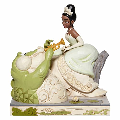 Enesco Disney La principessa e la rana 'Bayou Beauty' White Woodland Figurine