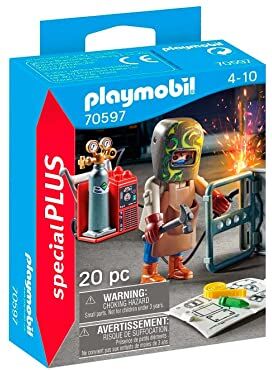 Playmobil Special Plus , Fabbro con fiamma ossidrica, Dai 4 anni