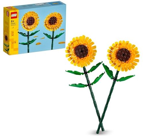 Lego Creator Girasoli Set di Fiori Finti da Costruire, Bouquet da Esporre come Accessorio per Camera da Letto o come Decorazione di Casa, Idea Regalo Donna, Uomo, Lei, Lui, Festa della Mamma