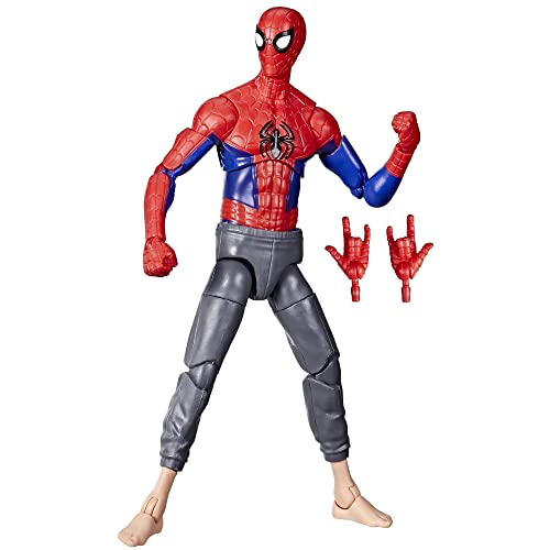 Hasbro Spider-man  Marvel Legends Series, Peter B. Parker, action figure da 15 cm, ispirata al film Across the Spider-Verse (Part One), 2 accessori
