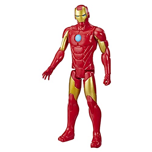 Hasbro Avengers Iron Man (Action figure 30 cm con blaster Titan Hero Blast Gear)