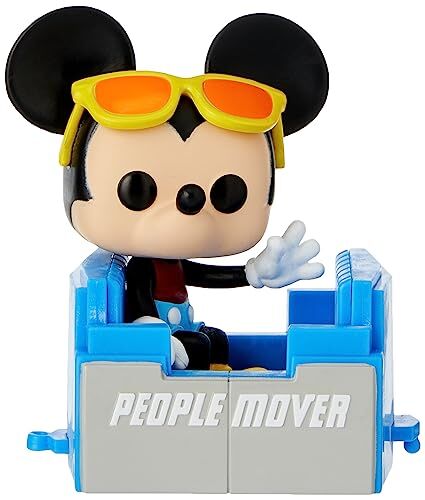 Funko Pop! Disney: WDW50- People Mover Mickey Mouse Disney World 50th Anniversary Figura in Vinile da Collezione Idea Regalo Merchandising Ufficiale Giocattoli per Bambini e Adulti