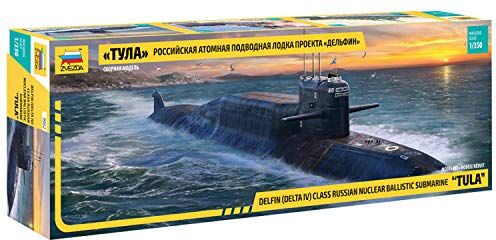 Zvezda ZS9062 Modellino Veicolo da Guerra In Plastica da Montare, Delfin Class Russian Nuclear Ballistic Tula, Scala 1:350