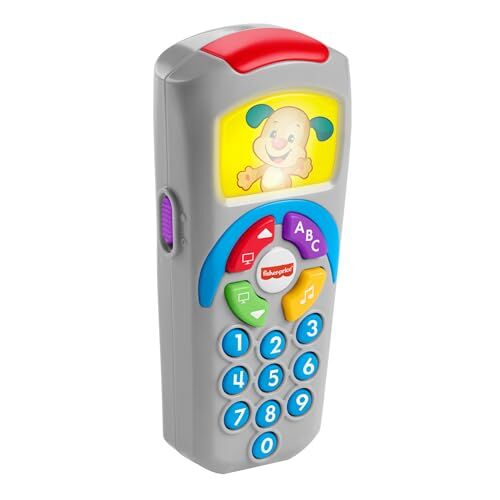 Fisher Price Telecomando di Cagnolino, Giocattolo Educativo per l'Apprendimento, per Bambini da 6+ Mesi, Edizione: Tedesco,