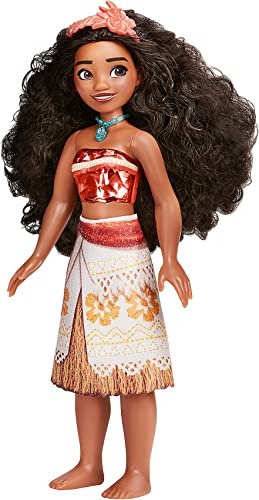 Disney Hasbro  Princess Royal Shimmer Bambola di Vaiana, fashion doll con vestiti e accessori, giocattolo per bambini dai 3 anni in su