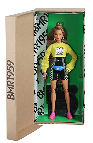 Barbie BMR1959 Bambola Snodata con Chignon e Look Sportivo,