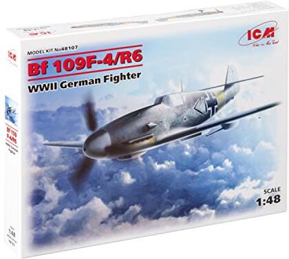 ICM Modellino Aereo Messerschmitt BF 109F-4/R6 Scala 1:48 48107