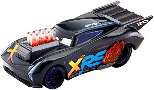 Disney Cars Drag Racing, Macchinina Jackson Storm Die Cast, Giocattolo per Bambini 3+ Anni,