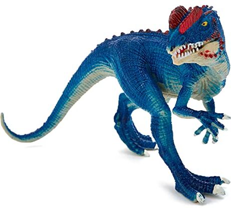 Zappi Co Bambini Dilophosaurus Dinosauro (lunghezza 14 cm) Collezione di dinosauri realistici e dettagliati per bambini Figure d'azione per il gioco e l'apprendimento