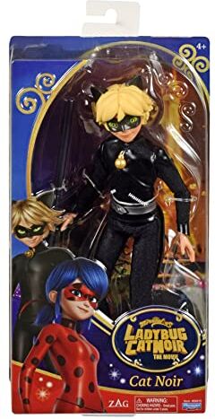 Bandai Miraculous Ladybug e Black Cat Bambola Black Cat Adrien Bambola articolata da 26 cm