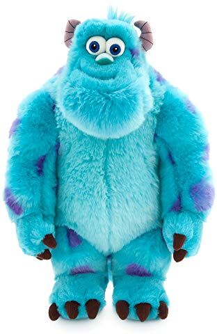 Disney Peluche medio morbido Sully, Monsters & Co, 38 cm, personaggio coccoloso realizzato con tessuto morbido e dettagli in 3D, adatto a tutte le età