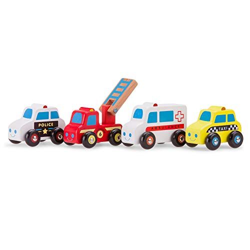 New Classic Toys Set-4 vehicles, Colore 4 cars, 4 auto,
