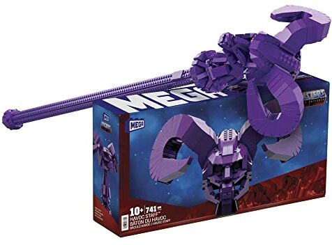 MEGA Masters of the Universe Scettro Havoc Lungo 102,8 cm, playset con 741 blocchi da costruzione, Giocattolo per Bambini 10+ Anni,