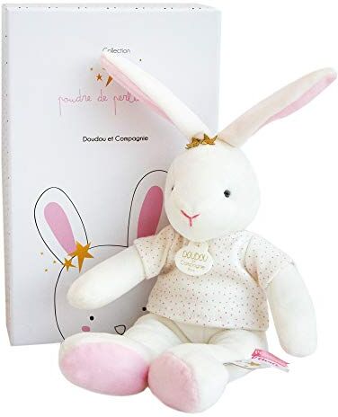 Doudou et Compagnie Unbekannt   Rabbit Star Marionetta, rosa