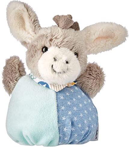 Sterntaler Peluche a Palla, Emmi L’Asinello, età: per Bambini dai 0 Anni in su, Celeste/Grigio,