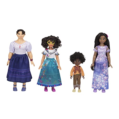 Disney Set Regalo Deluxe con 4 Fashion Doll Bambola, Colore Pacchetto Famiglia,