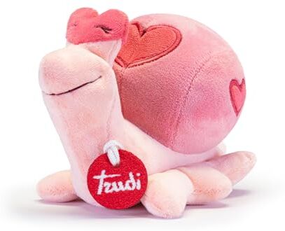 Trudi Lumachina no Peluche cuore con dedica, regalo San Valentino   16x32x20cm taglia M   Celebration   modello