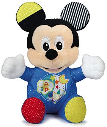 Clementoni - Baby Mickey Lightin Plush Peluche, Multicolore,