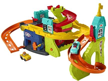 Fisher Price - Playset Little People Città Trasformabile 2-in-1 con 2 Veicoli Inclusi, Giocattolo per Bambini 18+Mesi,