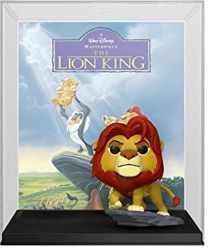 Funko Pop! VHS Cover: Disney Simba The Lion King Esclusiva Amazon Figura in Vinile da Collezione Idea Regalo Merchandising Ufficiale Giocattoli per Bambini e Adulti Movies Fans