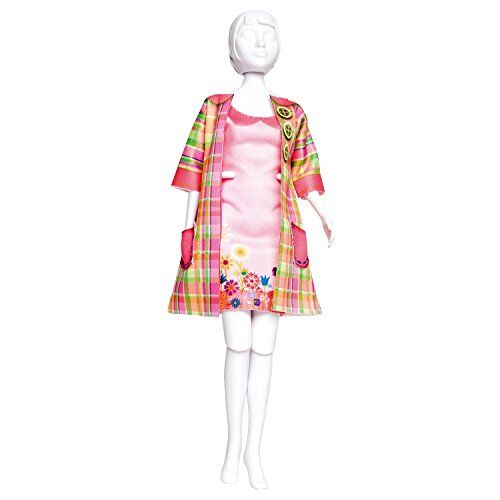 Vervaco Betty Madras Dress Your Doll Outfit Making Set, Multicolore