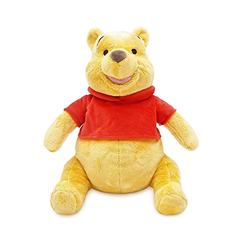 Disney peluche ufficiale Winnie the Pooh, 32 cm, orsetto morbido e adorabile con la classica maglietta rossa e dettagli ricamati Per tutte le età