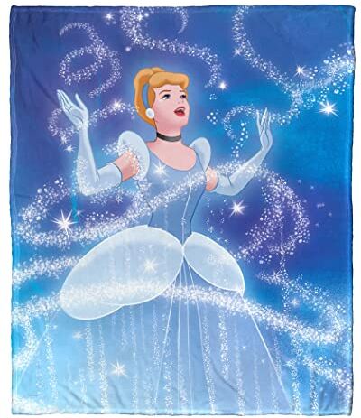 Northwest Coperta in seta al tatto, 127 x 152 cm, Principesse Disney Cenerentola Transformed