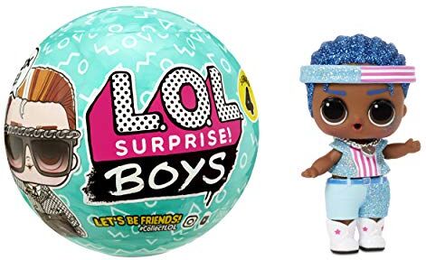 L.O.L. Surprise! LOL Surprise Boys, Bambola Boy collezionabile, Trovi 7 sorprese, un divertente effetto cambio colore e accessori alla moda, LOL Surprise Boys Serie 4, Adatto ai bambini dai 3 Anni