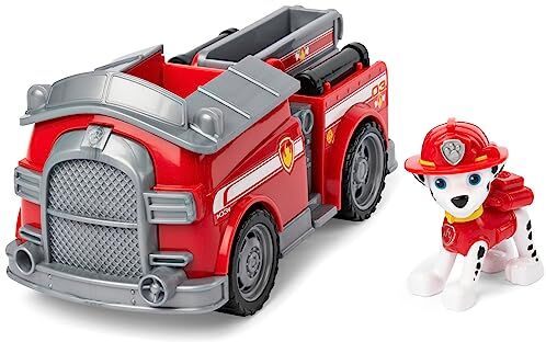 Paw Patrol Camion dei pompieri di Marshall   Veicolo e personaggio  di Marshall   Giochi  per bambini dai 3 anni in su