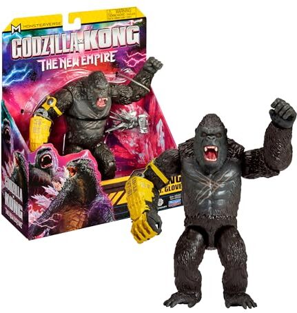 MonsterVerse Giochi Preziosi Godzilla Per Kong Il Nuovo Impero Kong Action Figure Da Collezione Da 15 Cm Articolato, Altamente Dettagliato E Accessoriato, Per Bambini A Partire Dai 4 Anni, Come Nel Film