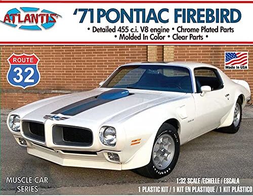 Atlantis Plastic Model Kit-1971 Pontiac Firebird Route 32 -