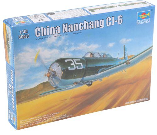 Trumpeter Modellino Aereo Chinese Air Force Nanchang CJ-6 Primary Trainer Aircraft Scala 1:48 (Importato da Giappone)