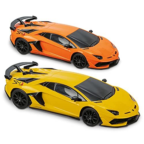 Mondo Motors, LAMBORGHINI SVJ, Modello in Scala 1: 24, fino a 8 km/h di Velocità, Auto Giocattolo per Bambini 63635