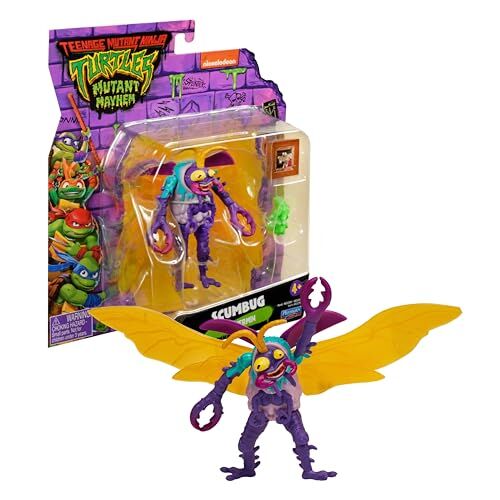 Giochi Preziosi Tartarughe Ninja Caos Mutante–Shumbug In Versione Action Figure Articolata–Dimensione 12 Cm–Dettagliata–Per Bambini A Partire Dai 4 Anni