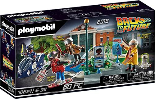 Playmobil Back to The Future , Parte II Inseguimento sull'hoverboard, dai 5 Anni