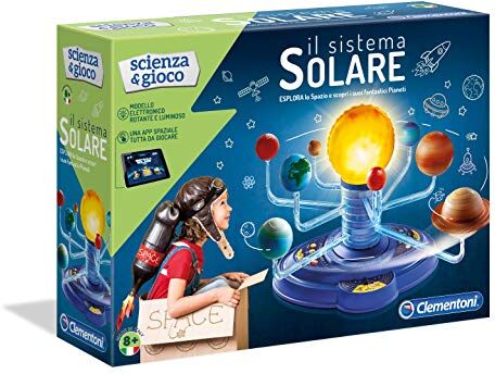 Clementoni Scienza E Gioco Il Sistema Solare, Gioco Scientifico Per Bambini Dagli 8 Anni (Gioco In Italiano Con Batterie Incluse)