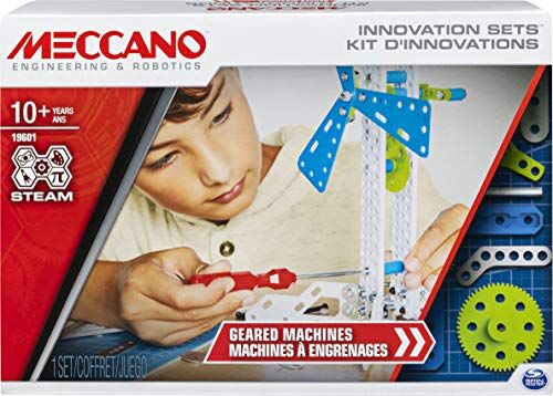 MECCANO , Inventor Set Creazioni con Ingranaggi, Kit di Costruzione S.T.E.A.M. dai 10 Anni