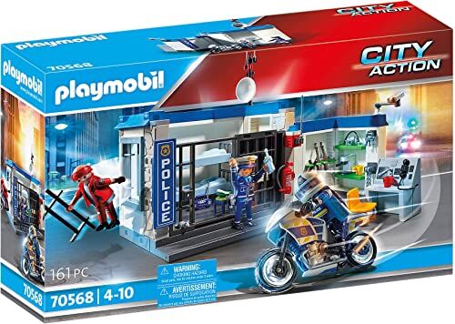 Playmobil City Action  Fuga dalla Stazione di Polizia, Dai 4 ai 10 anni