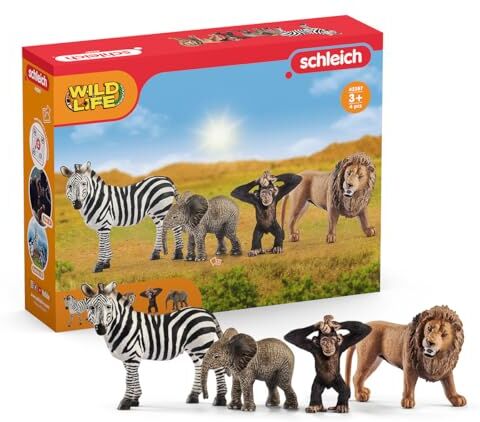 SCHLEICH WILD LIFE Starter-Set, da 3 anni, WILD LIFE Figura, 10 x 15 x 20 cm