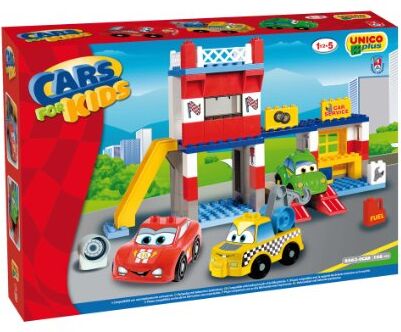 Unico COSTRUZIONE  Cars For Kids-Garage Service 108pz 8563