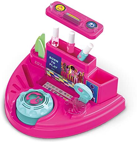 Mondo Barbie Make Up Nail Studio & DJ Set, Multicolore, Small,