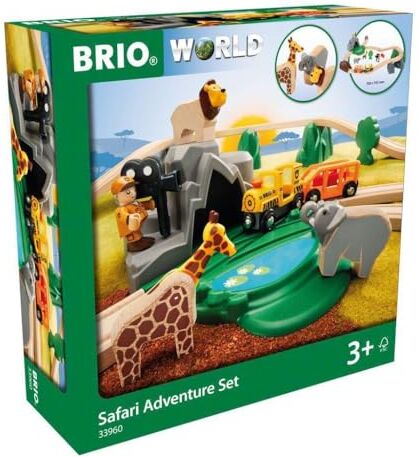 Brio 339604 Set Avventure Safari,  World Ferrovie, Età Raccomandata 3+